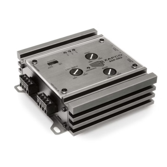 ZAPCO ASP-OE2 2-kanałowy adapter sygnału głośnikowego OEM do poziomu przedwzmacniacza z funkcją odzyskiwania basu 2-kanałowy adapter OEM + odzyskiwani